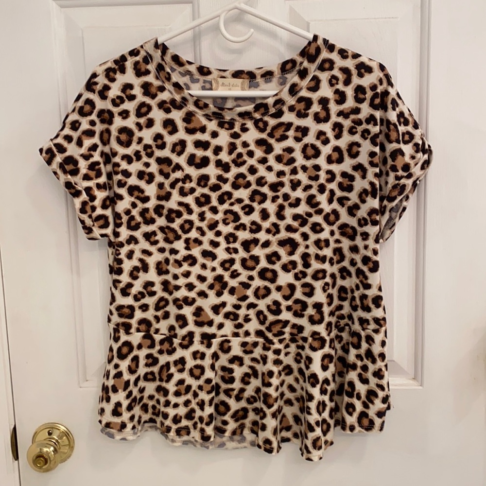 Altar’d State Cheetah Print T-shirt